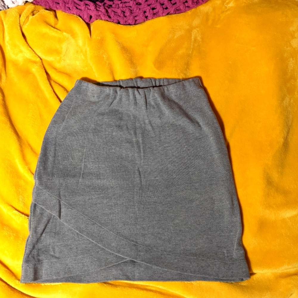 Gray skirt